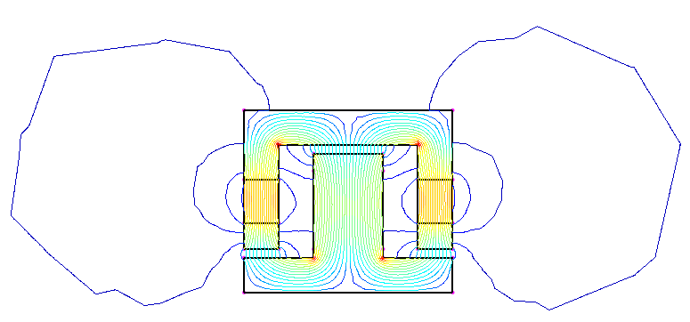 Image of FEM Magnetic Field Lines